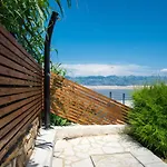 A White Cliffside Studio