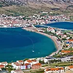 Apartment In Pag With Sea View, Terrace, Air Conditioning, Wifi