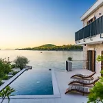 Seafront Villa Draga With Heated Infinity Pool