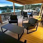 Tranquil Tides Drage Mobile Home With Terrace And Sea View