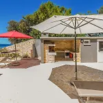 Beach Front Apartment In Petrcane With Kitchen