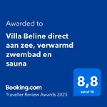 Villa Beline Direct Aan Zee, Verwarmd Zwembad En Sauna